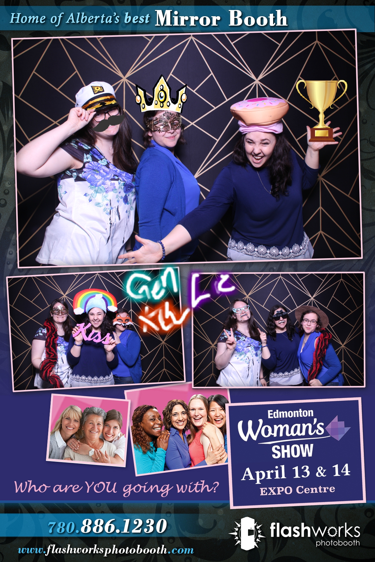 Spring Edmonton Woman's Show 2019 | View more photos from the event at gallery.flashworksphotobooth.com/u/FlashworksPhotoboothInc/Spring-Edmonton-Womans-Show-2019